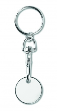 Logo trade promotional gifts picture of: Key ring token (€uro token)